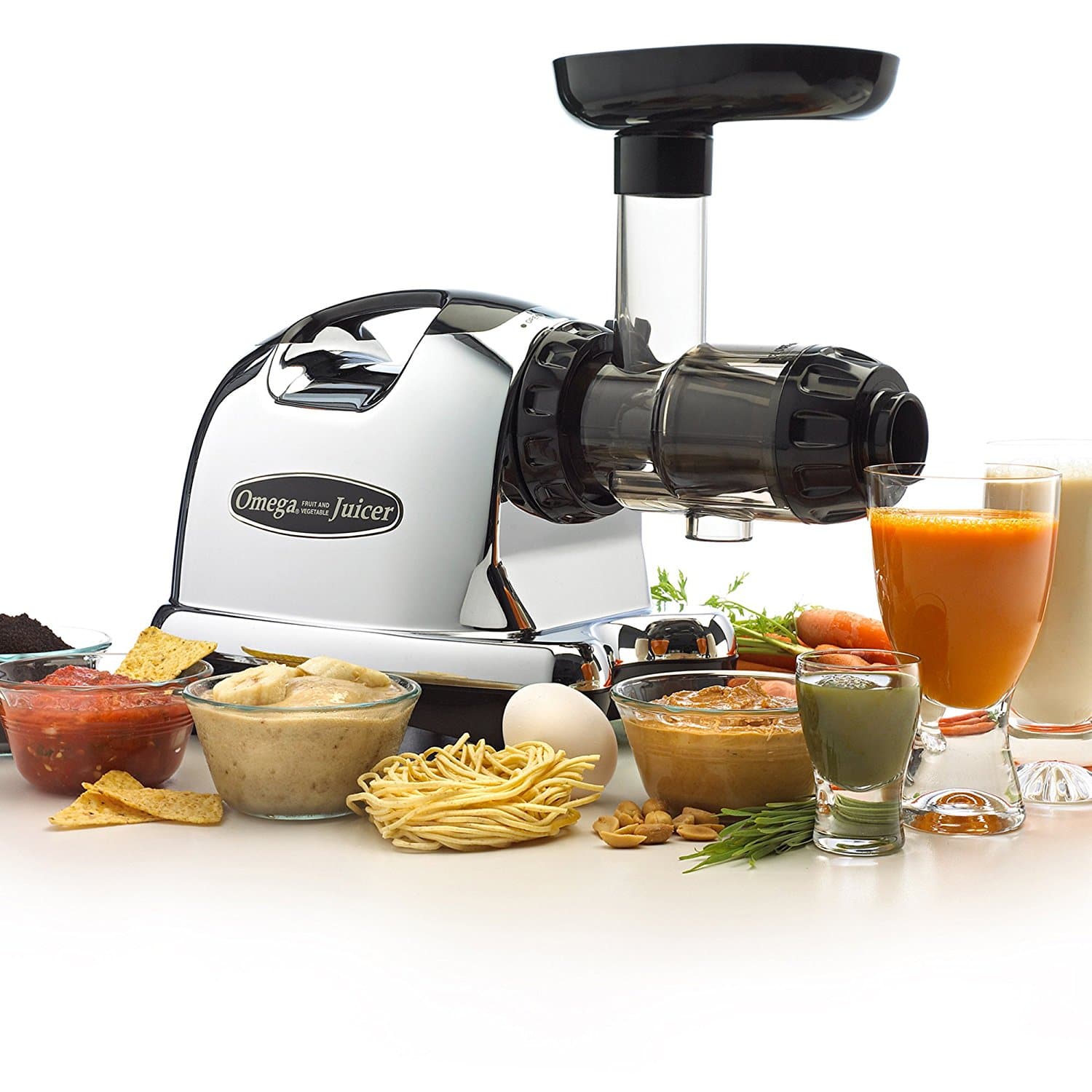 Photo of Omega 8006 Juicer with prepared juice